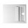 VARESA Duschwanne 100x80x4cm mit Rinnenabdeckung