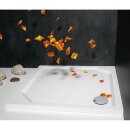 ANETA Duschwanne Mineralguss 90x90x4cm