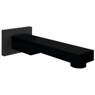 Einlauf, 180 mm, schwarz matt