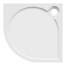 ARCA Gussmarmor-Duschwanne, Viertelkreis 100x100x3cm, R550