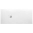 MITIA Gussmarmor-Duschwanne, Rechteck 140x90x3 cm, weiss