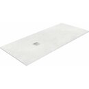 MITIA Gussmarmor-Duschwanne, Rechteck 140x90x3 cm, weiss