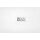 MITIA Gussmarmor-Duschwanne, Rechteck 160x90x3 cm, weiss