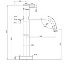 MINIMALWannenarmatur, Edelstahl 1113mm