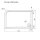 STYX Duschwanne 120x80x4cm, links