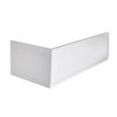 PLAIN 190 Frontschürze 190x59cm, rechts, weiss
