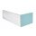 PLAIN 180 Frontschürze 180x59cm, links, weiss
