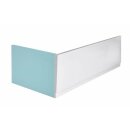 PLAIN 170 Frontschürze 170x59cm, rechts, weiss