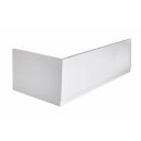 COUVERT 180 R, Frontschürze rechts, 180x52 cm, weiss