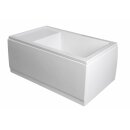 JAZZ 120x75cm Duschwanne mit Sitz, weiss