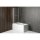 JAZZ 120x75cm Duschwanne mit Sitz, weiss