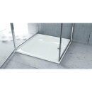 Emaille-Duschwanne, Quadrat, 70x70x12cm, weiss