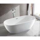 DOURO Freistehende Badewanne 180x80 cm, weiss