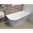 TIBERA R Freistehende Badewanne 170x80 cm, weiss