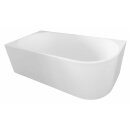 TIBERA L Freistehende Badewanne 170x80 cm, weiss