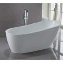 TISA Freistehende Badewanne 170x80 cm, weiss