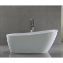 TISA Freistehende Badewanne 170x80 cm, weiss