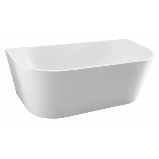 TAJO Freistehende Badewanne 170x80 cm, weiss