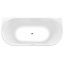 TAJO Freistehende Badewanne 170x80 cm, weiss