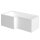 Raumspar Badewanne SYNA mit Duschzone 150x85/70cm, links, weiss, Komplett-Set