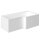 Raumspar Badewanne Syna mit Duschzone 150x85/70cm, Rechts, weiss, Komplett-Set