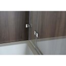VITRA LINE Duschabtrennung 95cm, rechts, Klarglas