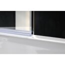 VITRA LINE Duschabtrennung 75cm, rechts, Klarglas