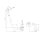 MODEL 12R Ablaufgarnitur mit Klick-Klack, Siphon, Chrom