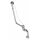 MODEL 12V Ablaufgarnitur mit Kette, inkl. Siphon, Chrom