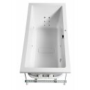 MARLENE HYDRO Whirlpool-Badewanne, 200x90x48cm, weiss
