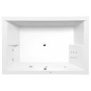 DUPLA HYDRO Whirlpool-Badewanne, 180x120x54cm, weiss