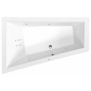 TRIANGL L HYDRO Whirlpool Badewanne, 180x120x50cm, weiss
