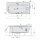 ASTRA R HYDRO Whirlpool-Badewanne, 165x80x48cm, weiss