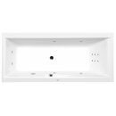 CLEO HYDRO Whirlpool Badewanne, 150x75x48cm, weiss