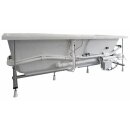 CLEO HYDRO Whirlpool Badewanne, 150x75x48cm, weiss