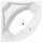 ROSANA HYDRO Whirlpool Badewanne, 140x140x49cm, weiss