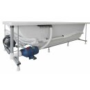 CLEO HYDRO-AIR Whirlpool-Badewanne, 180x80x48cm, weiss