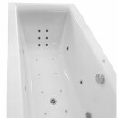 CLEO HYDRO-AIR Whirlpool-Badewanne, 180x80x48cm, weiss