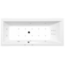 CLEO HYDRO-AIR Whirlpool-Badewanne, 170x75x48cm, weiss