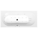 ASTRA B HYDRO-AIR Whirlpool-Badewanne, 165x75x48cm, weiss
