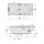 ASTRA B HYDRO-AIR Whirlpool-Badewanne, 165x75x48cm, weiss