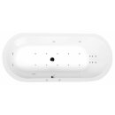 ASTRA O HYDRO-AIR Whirlpool Badewanne, 165x75x48cm, weiss