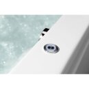 VIVA R HYDRO-AIR Whirlpool Badewanne, 185x80x47cm, weiss