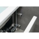VIVA R HYDRO-AIR Whirlpool Badewanne, 185x80x47cm, weiss