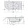 VIVA R HYDRO-AIR Whirlpool Badewanne, 185x80x47cm, weiss