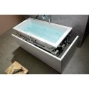 MARLENE HYDRO-AIR  Whirlpool-Badewanne, 200x90x48cm, weiss