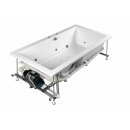 MARLENE HYDRO-AIR  Whirlpool-Badewanne, 200x90x48cm, weiss