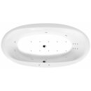 STADIUM HYDRO-AIR Whirlpool Badewanne, 190x95x46cm, weiss