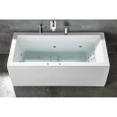 MARLENE HYDRO-AIR Hydromassage-Badewanne, 190x90x48cm, weiss