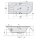 VIVA L HYDRO -AIR Whirlpool Badewanne, 185x80x47cm, weiss